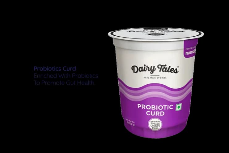 Probiotics Curd Enriched with probiotics to promote gut health.